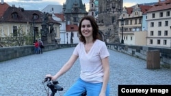 Фаріда Курбангалєєва в Празі, архівне фото