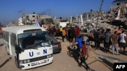 سازمان ملل در غزه به آسیب دیده گان فلسطینی کمک می کند