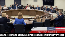 Падчас аднаго з пасяджэньняў Стратэгічнага дыялёгу ЗША – Беларусь у Вашынгтоне