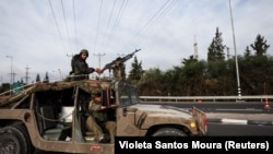 Իսրայելցի զինվորները Գազայի հատվածի սահմանի մերձակայքում, 11-ը հոկտեմբերի, 2023թ․