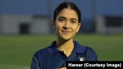  حریر چمتو دختر افغان که در تیم ملی کریکت سویدن بازی می کند 