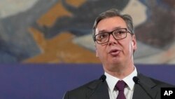 Сръбският президент Александър Вучич, 5 май