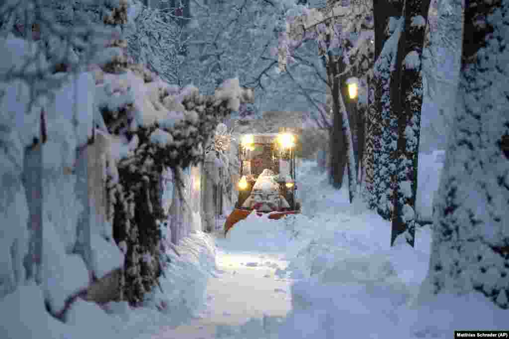 Снег в Мюнехе. 2-декабря.