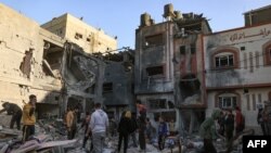 ویرانه های ناشی از حملات قوای اسرائیل بر غزه 