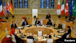 وزرای خارجه هفت کشور صنعتی جهان 