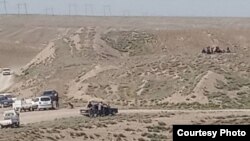 Село Арка Лейлекского района. 30 апреля 2021 года.