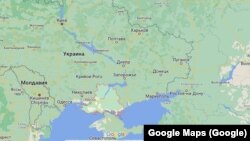 Украинанын картасында Херсон облусу өзүнчө белгиленип турат. Түштүк облустарга Днепропетровск, Запорожье, Николаев, Одесса, Херсон жана Крым жарым аралы кирет.