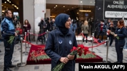 Թուրքիա - Ստամբուլում սգում են ահաբեկչության զոհերի համար, 14-ը նոյեմբերի, 2022թ.