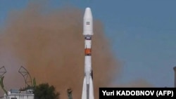 Орусиялык “Союз-2.1б” ракетасы. “Байкоңур” космодрому. 9-август, 2022-жыл.