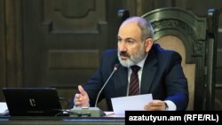 Վարչապետ Նիկոլ Փաշինյանը կառավարության նիստի ժամանակ, արխիվ