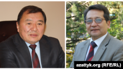 Тентимиш Мураталиев жана Исирадин Аманбаев. Коллаж. 