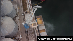 Зернове судно з України в порт Констанца