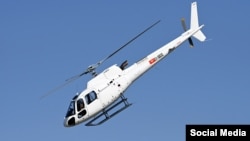 ӨКМнын Airbus H-125 тик учагы. 