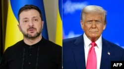Украина президенти Владимир Зеленский ва АҚШ президенти Дональд Трамп.