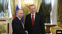 Путин ва Эрдўғоннинг Кремлдаги учрашуви. 2017 йил, 10 март.