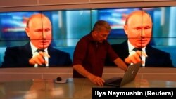 Putin's call-ins often last for several hours. 