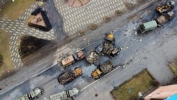 Разбитая российская техника под Киевом