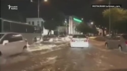 Ливни затопили центр Ашхабада