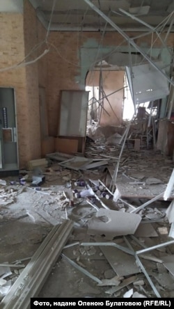 Приміщення університету після російських обстрілів