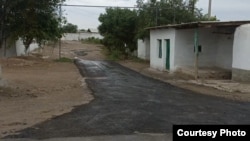 Касан районунда чукул оңдолгон жол.