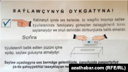 Türkmen resmileriniň ýaýradýan duýduryşy