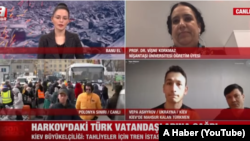 Türkiýäniň "A Haber" habar kanalynyň YouTube sahypasyndan alnan surat.