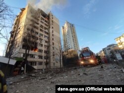 Обстріл будинку, Київ, 16 березня 2022 року