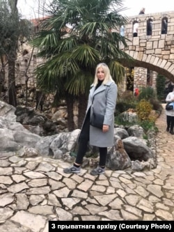 Аксана Астапчук на пілігрымцы ў Босьніі і Герцагавіне