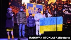 Антивоєнний мітинг у Братиславі, 11 березня 2022 року