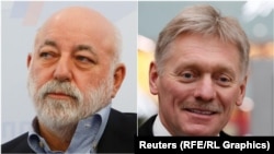 Віктор Вексельберг (ліворуч) та Дмитро Пєсков (комбіноване фото)