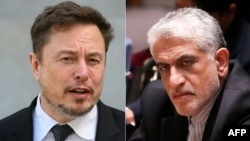 X -ի ղեկավար Իլոն Մասկը և ՄԱԿ-ում Իրանի դեսպան Ամիր Սաիդ Իրավանին, արխիվ