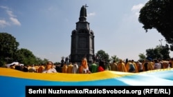 Урочистості, організовані ПЦУ, відбулися в Михайлвівському Золотоверхому соборі та на Володимирській гірці в Києві