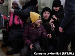 Українські діти-біженці в Польщі. Перемишль, березень 2022 року