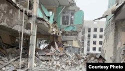 «Оскільський психоневрологічний інтернат» після обстрілу