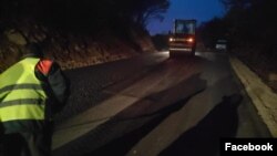 Տաթև-Աղվանի ավտոճանապարհի շինարարությունը, հոկտեմբեր, 2021թ.