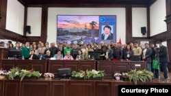 Анестезиолог-реаниматолог адистердин алгачкы борборазиялык конгрессинин катышуучулары. 2025-жылдын 11-октябры.