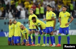 Чейрек финалда Бразилия хорваттарга пенальти тебүүдө утулуп калды. "Эдьюкейшн Сити" стадиону, Катар. 9-декабрь, 2022-жыл.