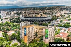 Стадион имени Бориса Паичадзе, в прошлом - стадион "Динамо" имени Ленина.