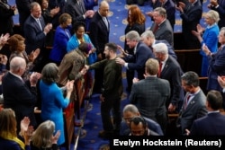 Конгресмени вітають президента України. США, 21 грудня 2022 року