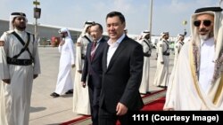 Президент Садыр Жапаров иш сапары менен  Катарга барды. 18-декабрь, 2022-жыл