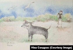 Малюнак Нікі Сандрас