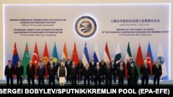 تصویر آرشیف: رهبران و برخی از مقامات کشور های عضو سازمان همنکاری شانگهای 