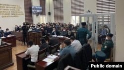 Бухарадагы биринчи инстанция маалында тартылган сүрөт. 