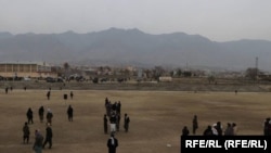 میدان ورزشی ولایت پروان ( عکاس: احمد هنایش)