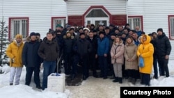 Кырмыскалы районара мәхкәмәсе каршында, 16 декабрь 2022