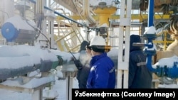 Өзбекстандагы газ түтүгү