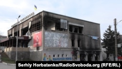 Центр Ізюма після окупації