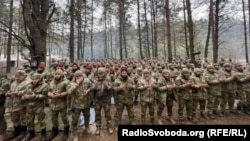 «Кадирівці» деякий час перебували у таборі в лісі Київської області, фото надане контррозвідкою СБУ