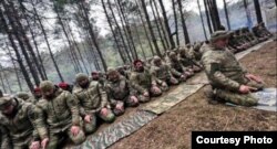 «Кадирівці» у лісі неподалік Бородянки