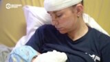 Закрыла собой от осколков двухмесячную дочь